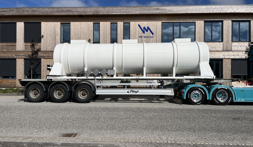 Per Norrsjö Åkeri AB - 25.000 liter containertank til transport af kemi