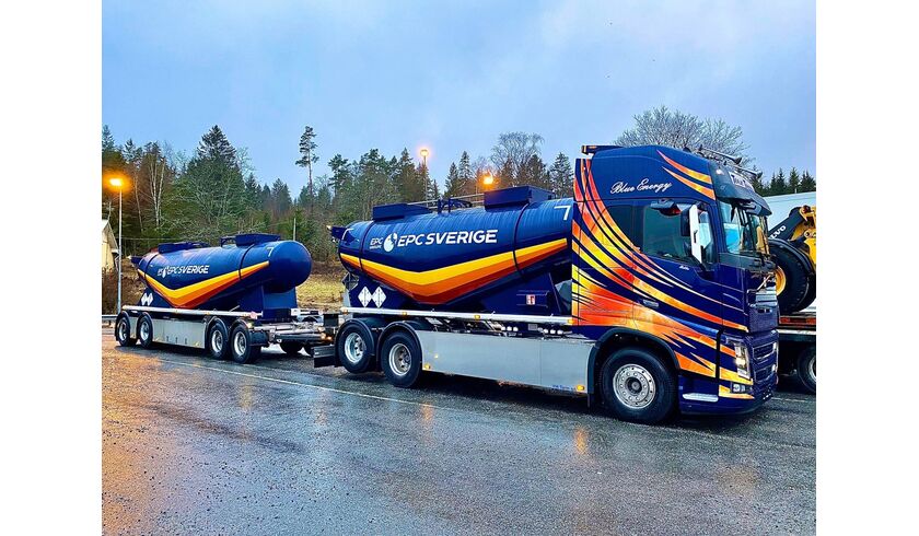 ​Terje Tandberg Transport - 15.000 liter kemitank-påbygning og 26.000 liter kemitank-anhænger