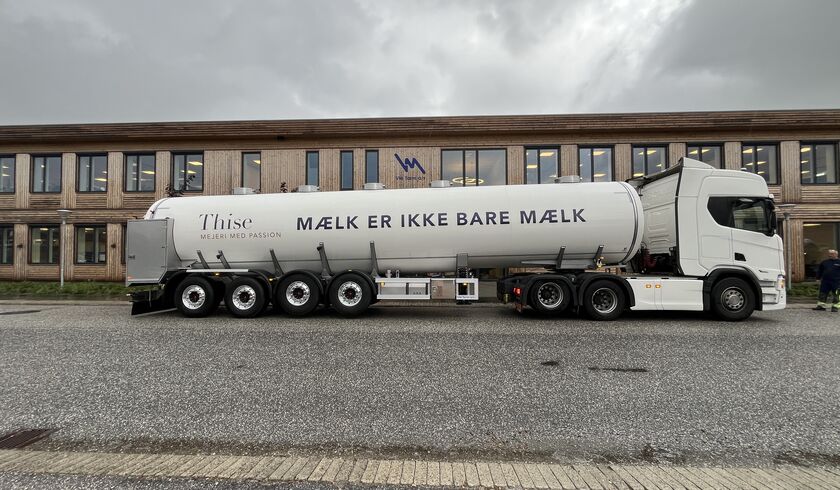 Thise Mejeri - 40.000 liter mælketank-semitrailer
