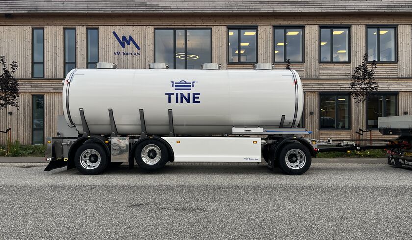 TINE BA - 21.500 liter mælketank-anhænger