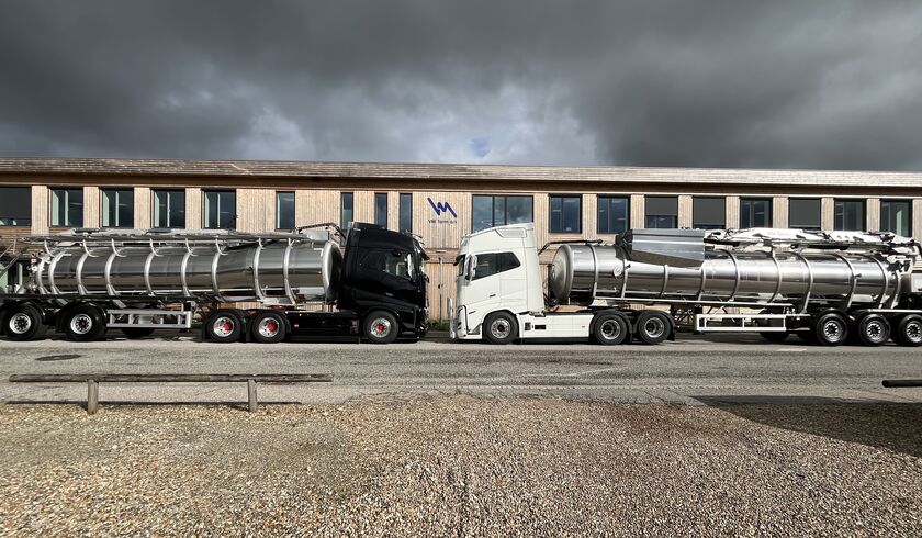 Hardanger Biogass - 33.000 liter og 27.500 liter gylletanke-semitrailere
