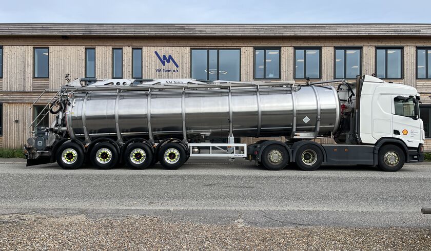 Shell Biogas AS 38.000 liter gylletank-semitrailer